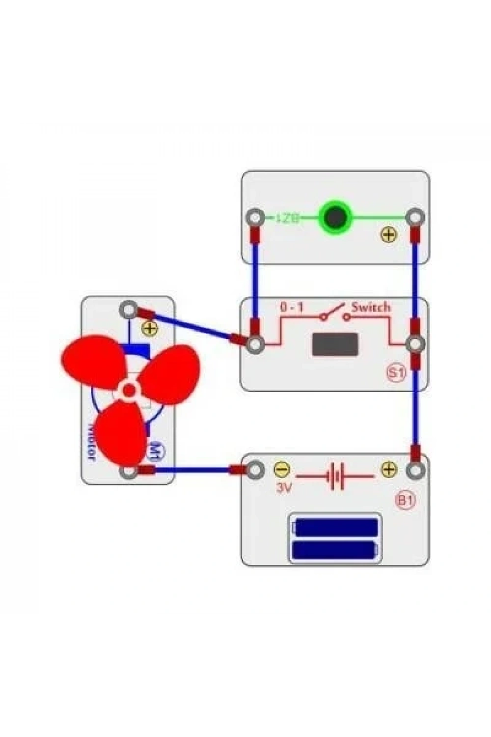 Blok Devreler Elektronik Eğitim Seti - 30 Proje