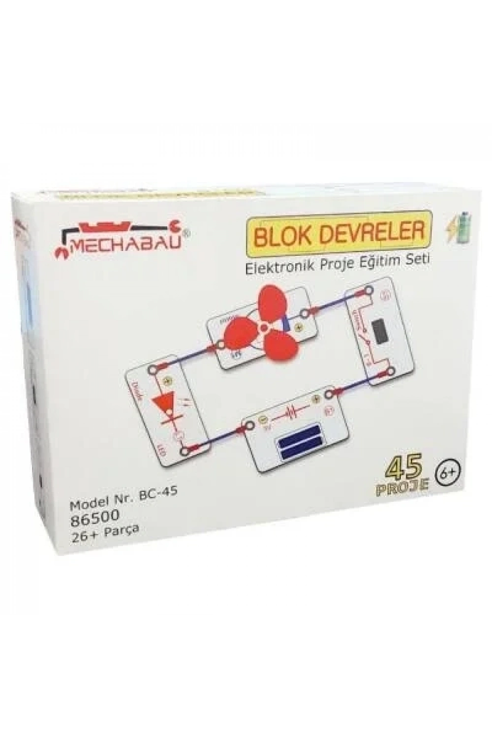 Blok Devreler Elektronik Eğitim Seti - 45 Proje