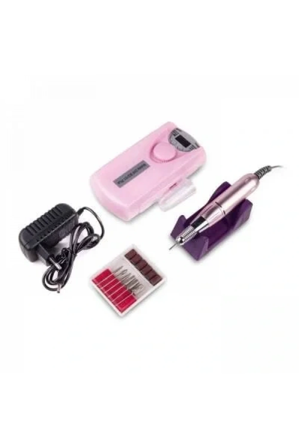 BQ101 Şarjlı Manikür Pedikür Tırnak Törpü Seti - Pembe