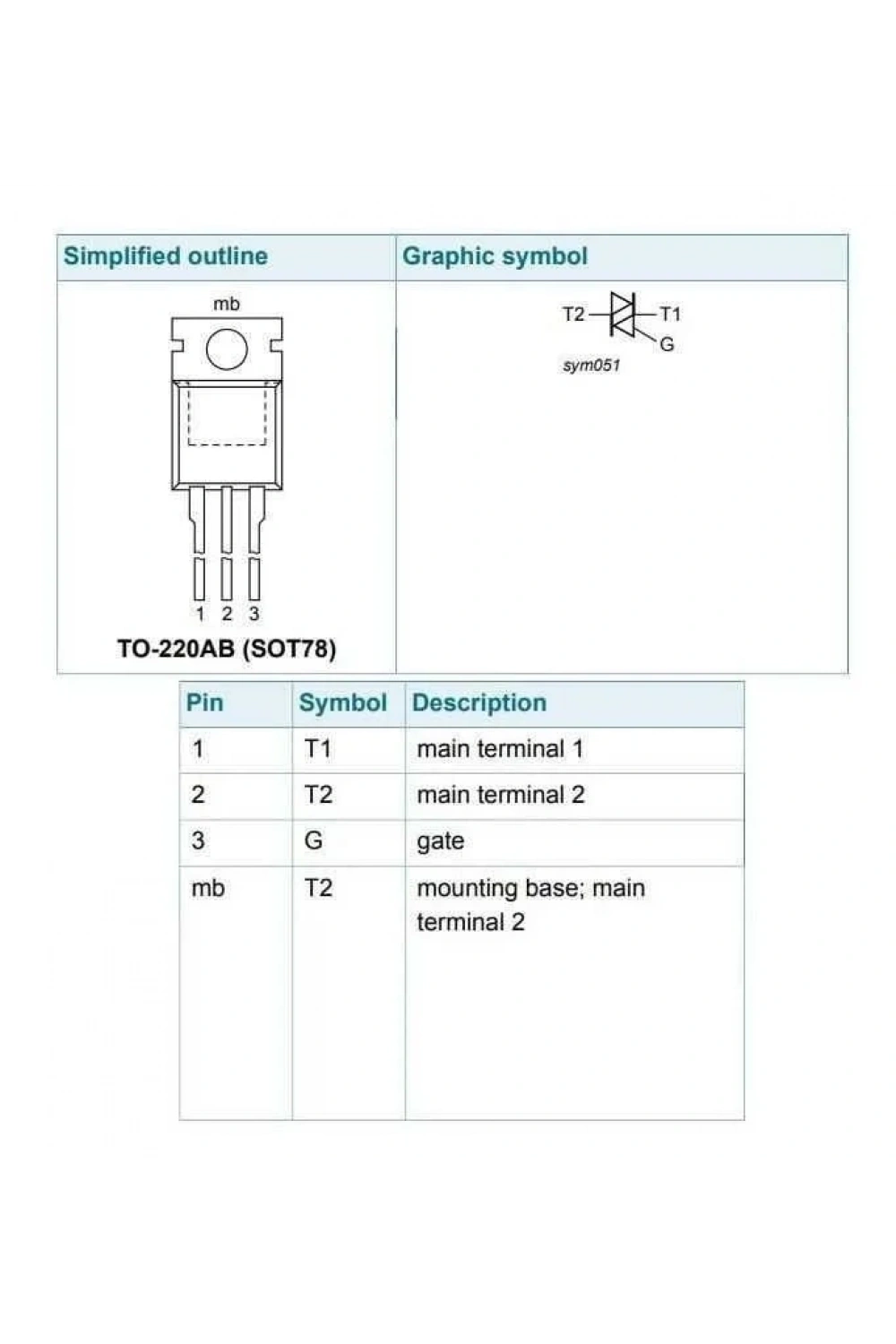 BT137 - TO220 8A 600V Triyak
