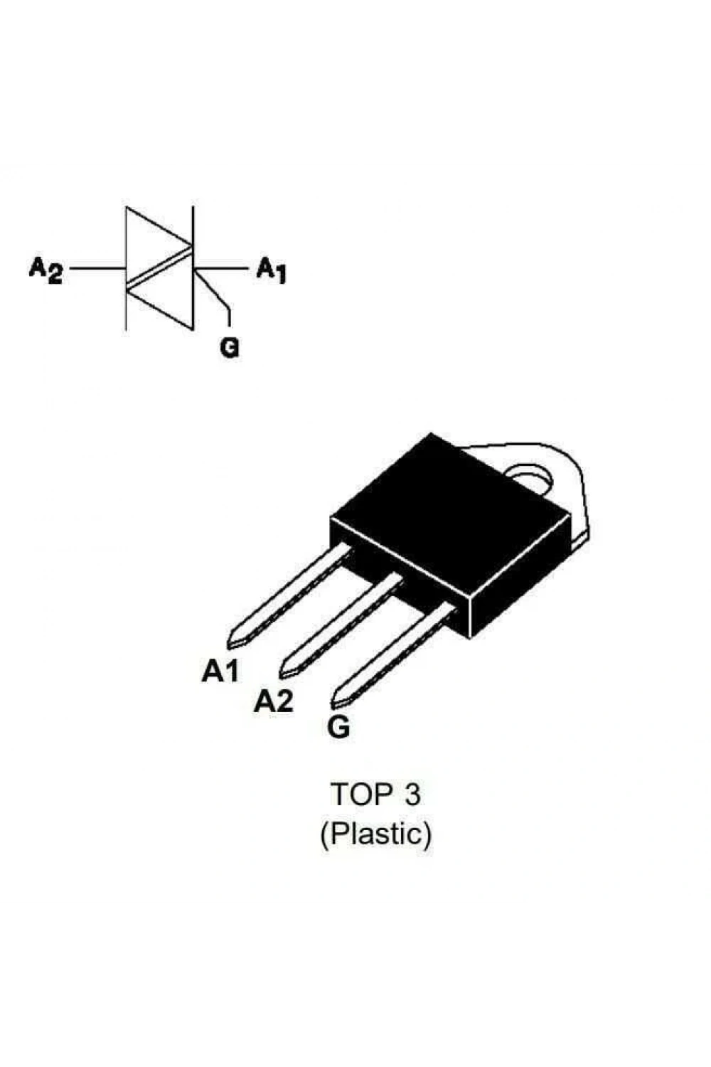 BTA41 - TO247 40A 600V Triyak