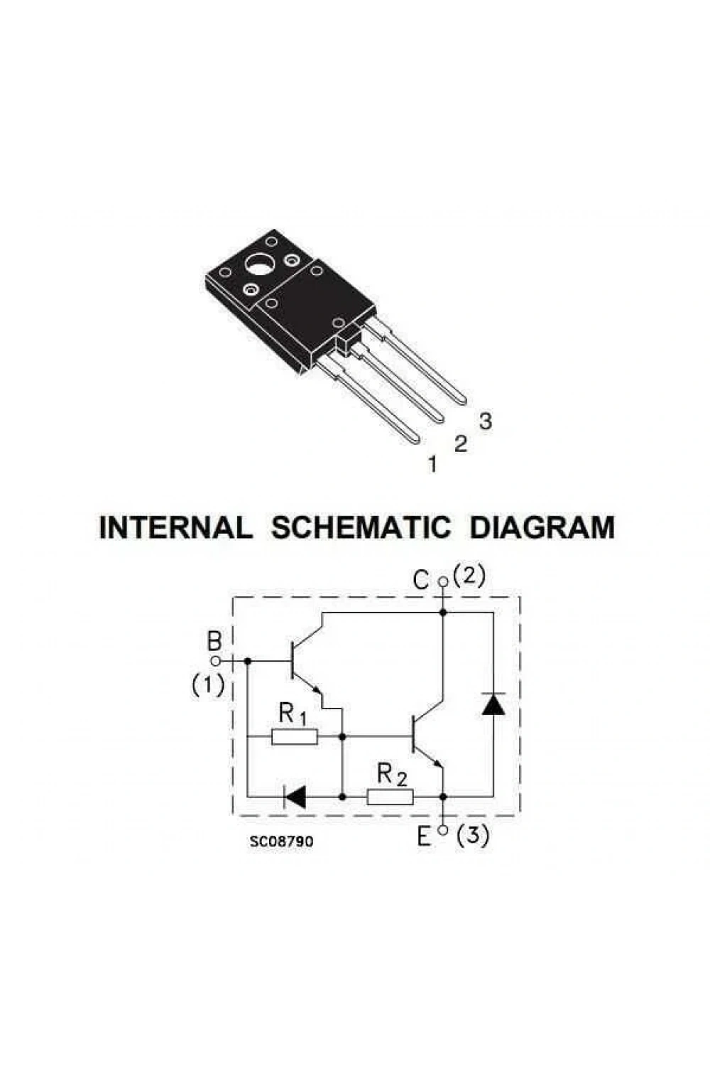 BU808DFX - TO247 NPN Orijinal TV Transistorü