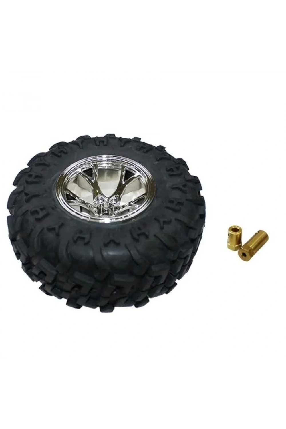 Büyük Arazi Tekerleği 125mm x 58mm - Beyaz