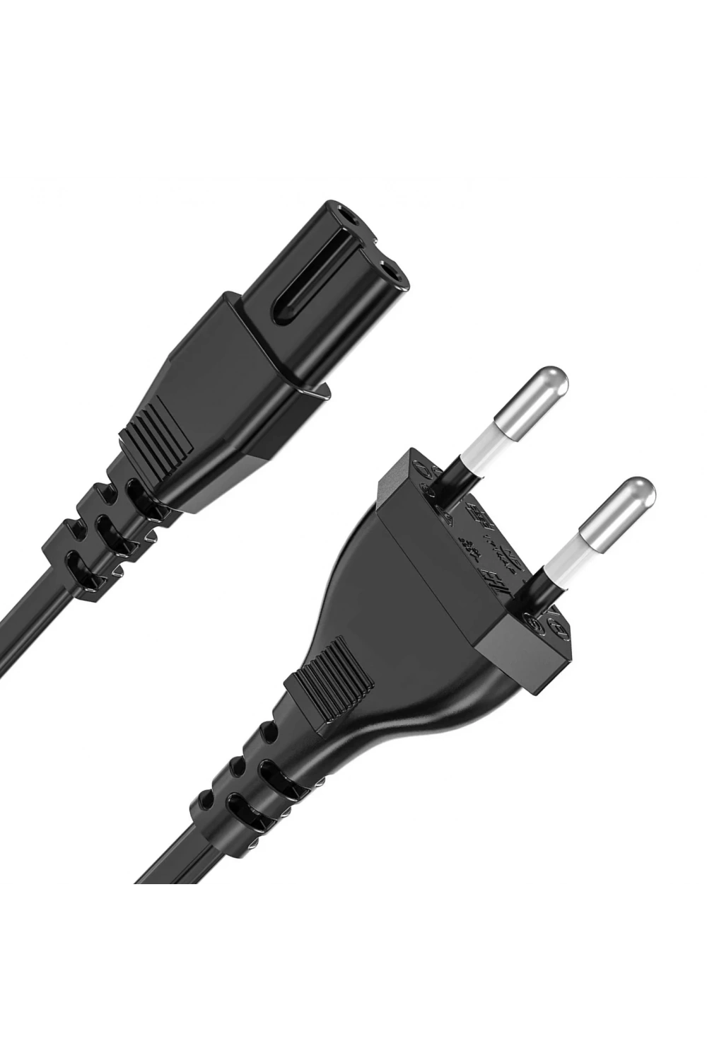 C7 2 Pin Teyp Yazıcı Power Fişi Güç Kablosu 1.5m