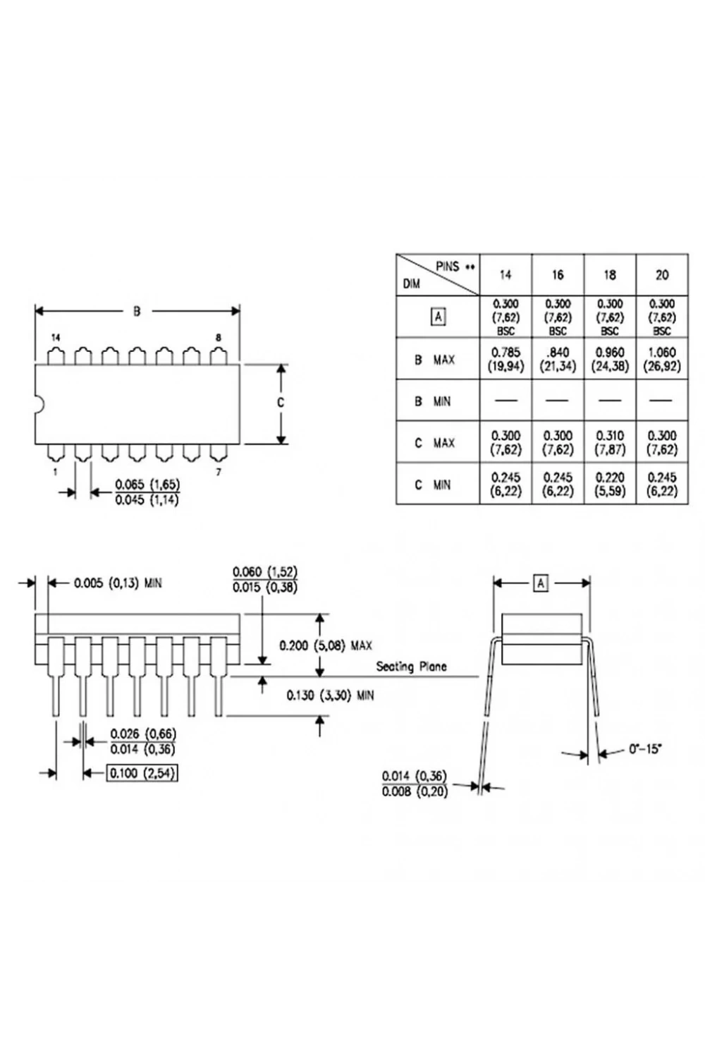 CA3054 Amplifikatör Entegresi Dip-14