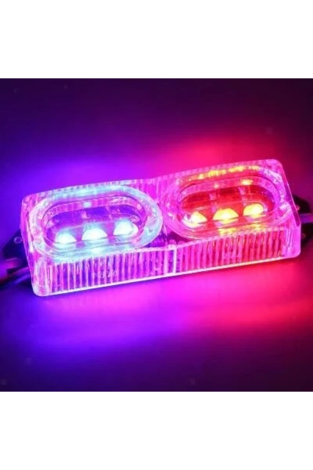 Çakar Lamba 12V Kırmızı Mavi