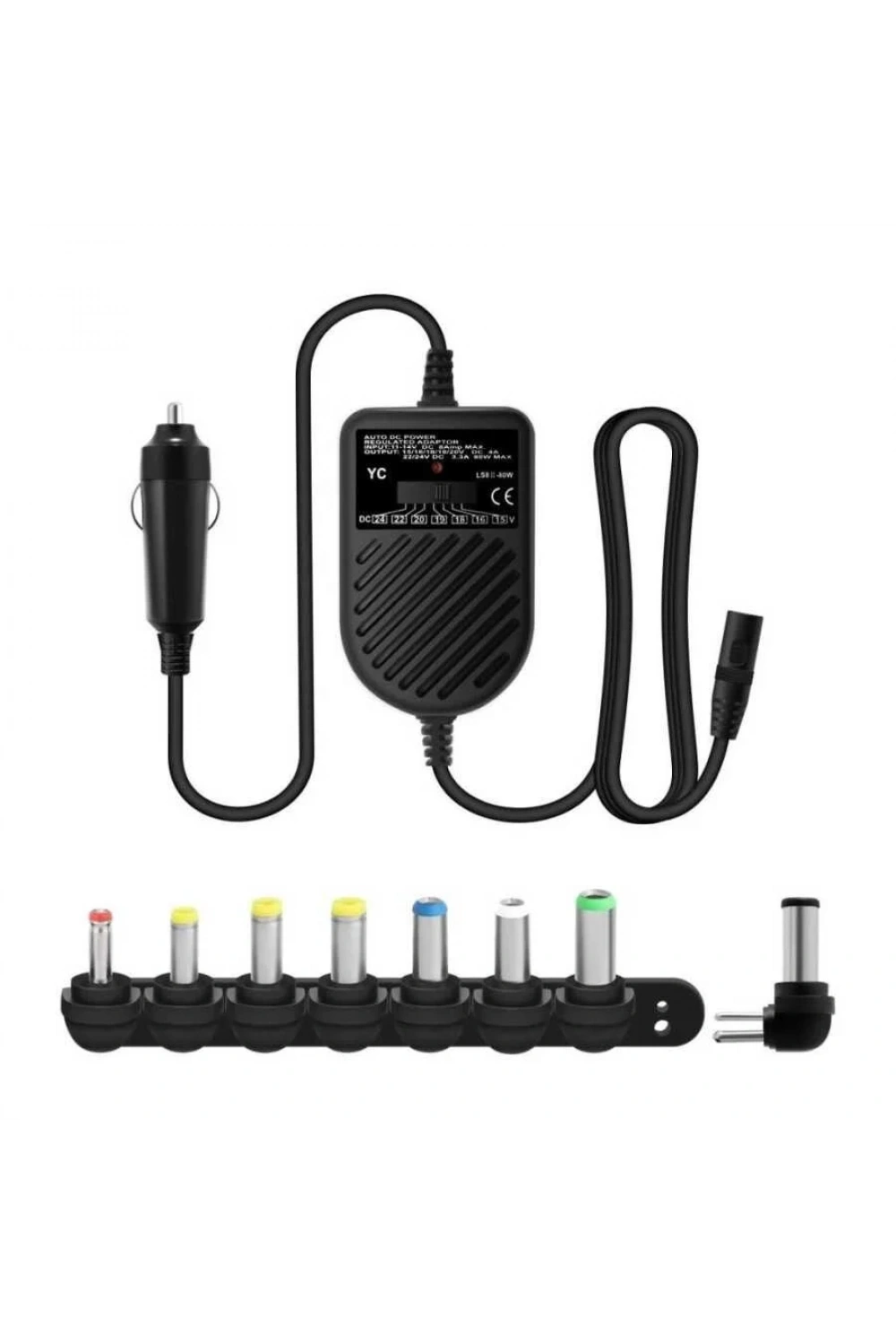 Çakmaklık Girişli 15-24V Ayarlı Araç İçi Adaptör