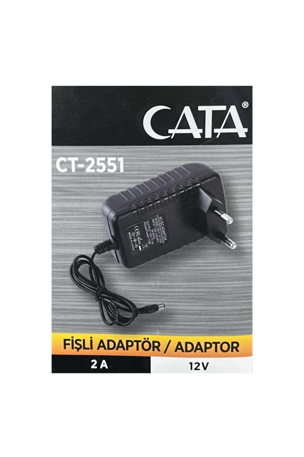 Cata CT-2551 Fişli Adaptör 2A 24W