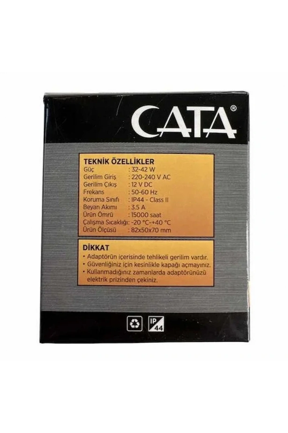 Cata CT-2552 Fişli Adaptör 3.5A 42W