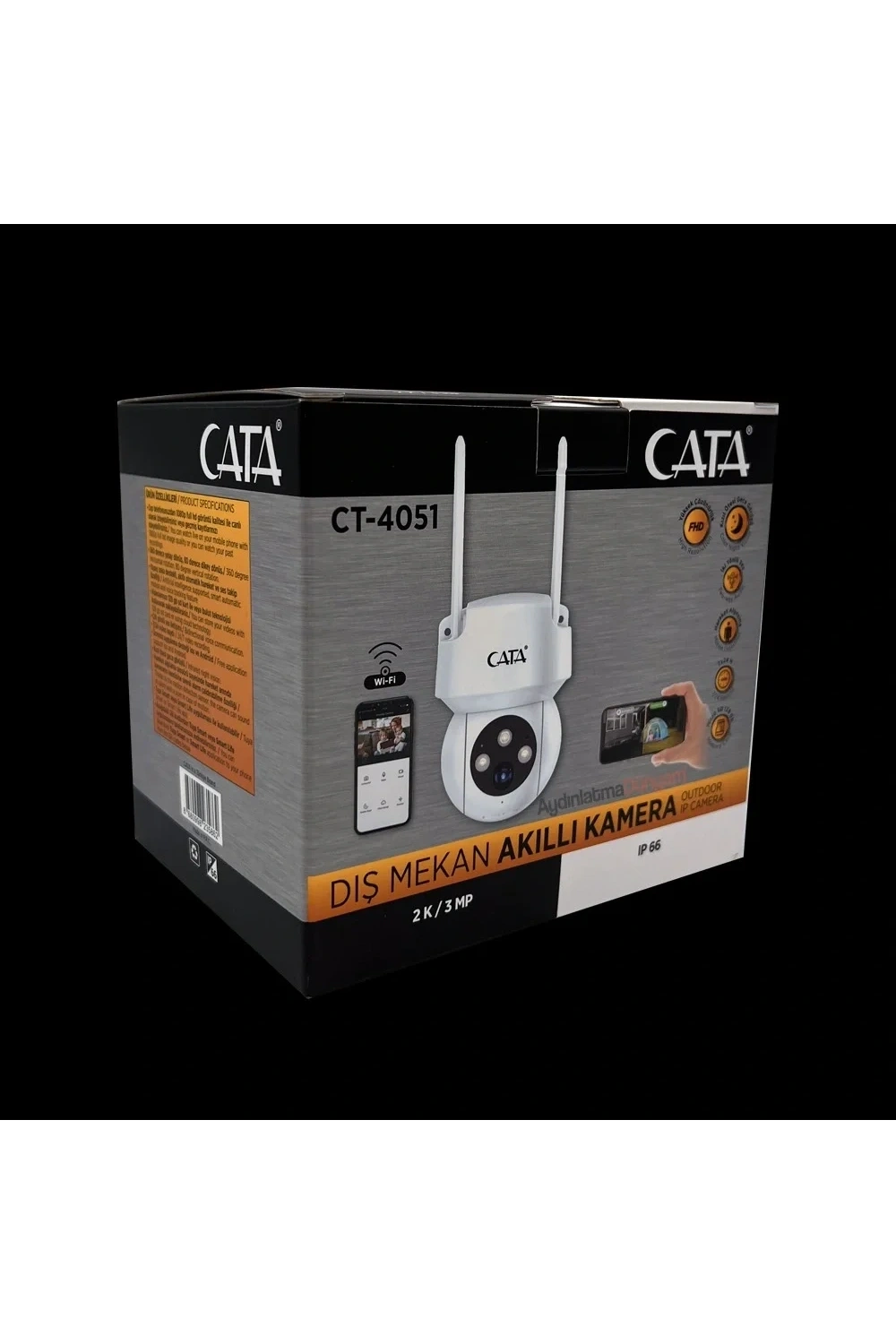 Cata CT-4051 Dış Mekan Akıllı Kamera
