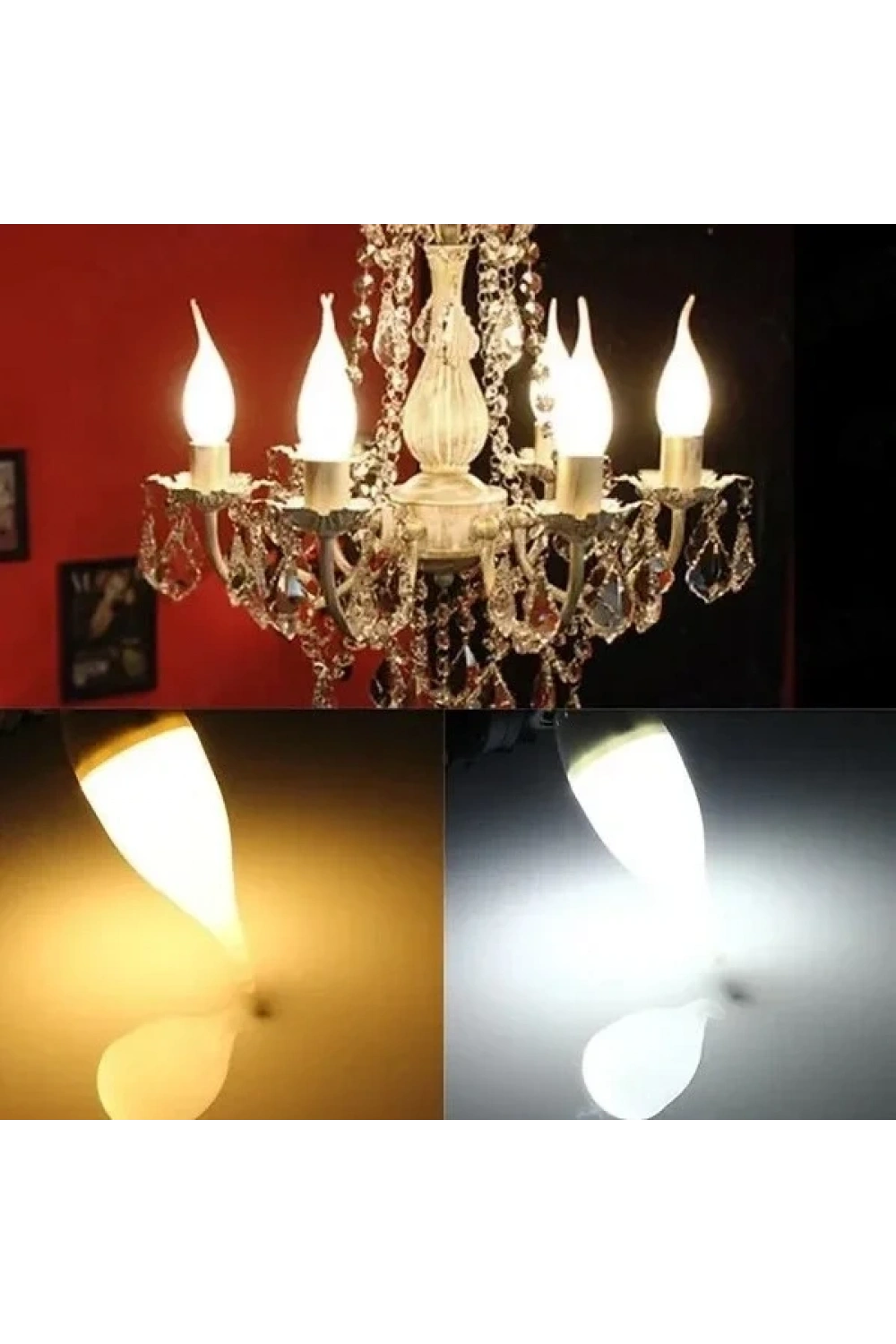 Cata CT-4080 7W E14 Led Kıvrık Buji Ampul (Günışığı)