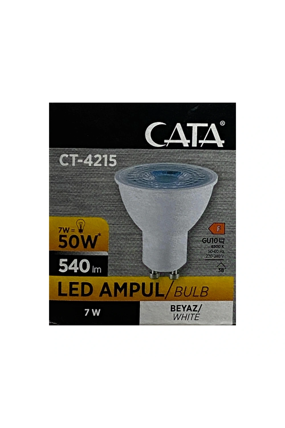 Cata CT-4215 Çanak Led Ampul 7W 6500K Beyaz Işık