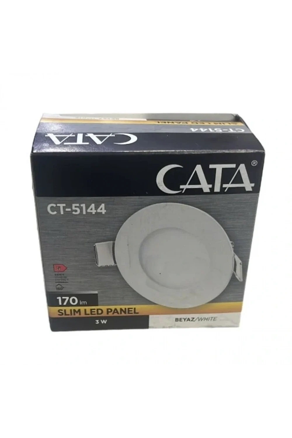 Cata CT-5144 3W 6400K Slim Panel Led Spot Beyaz Işık