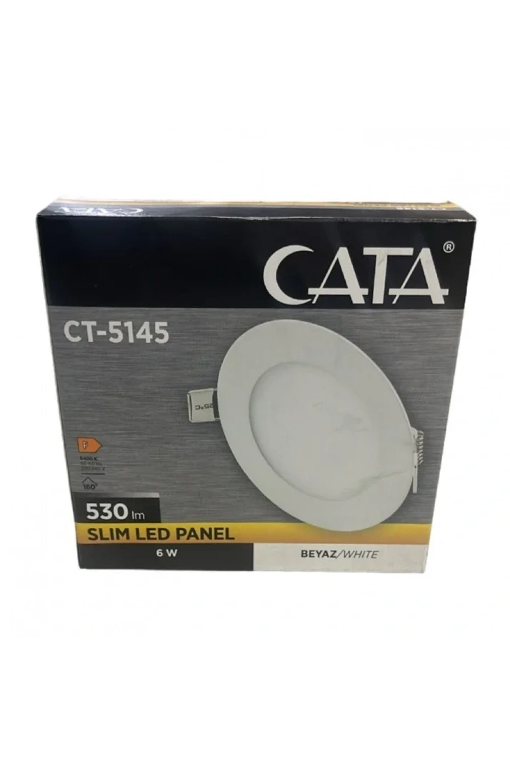 Cata CT-5145 6W 6400K Slim Panel Led Spot Beyaz Işık