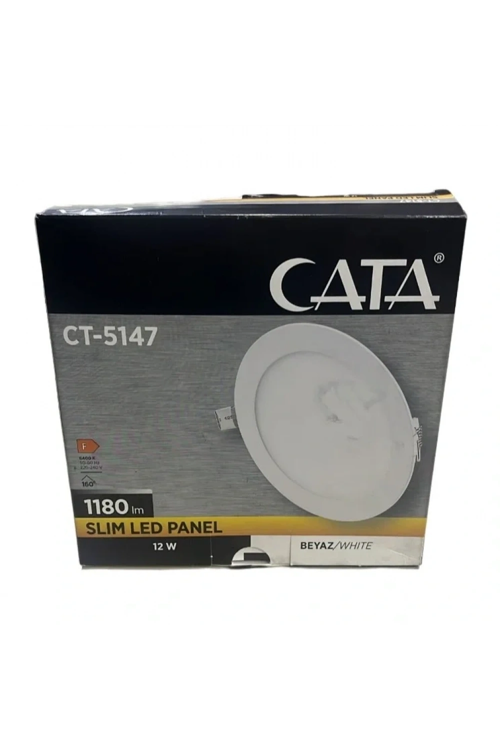 Cata CT-5147 12W 6400K Slim Panel Led Spot Beyaz Işık