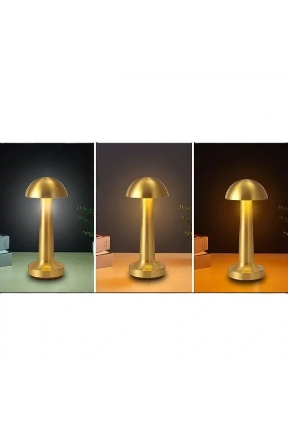 Cata CT-8429 Lizbon Dokunmatik Şarjlı Led Masa Lambası Gold