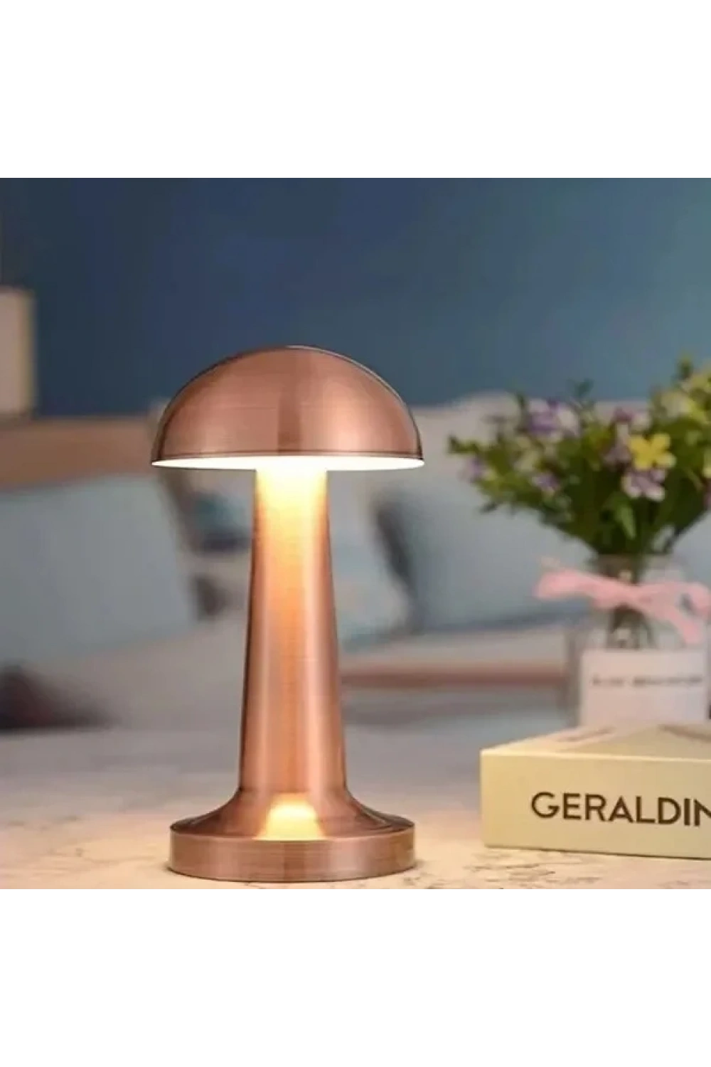 Cata CT-8430 Lizbon Dokunmatik Şarjlı Led Masa Lambası Bakır