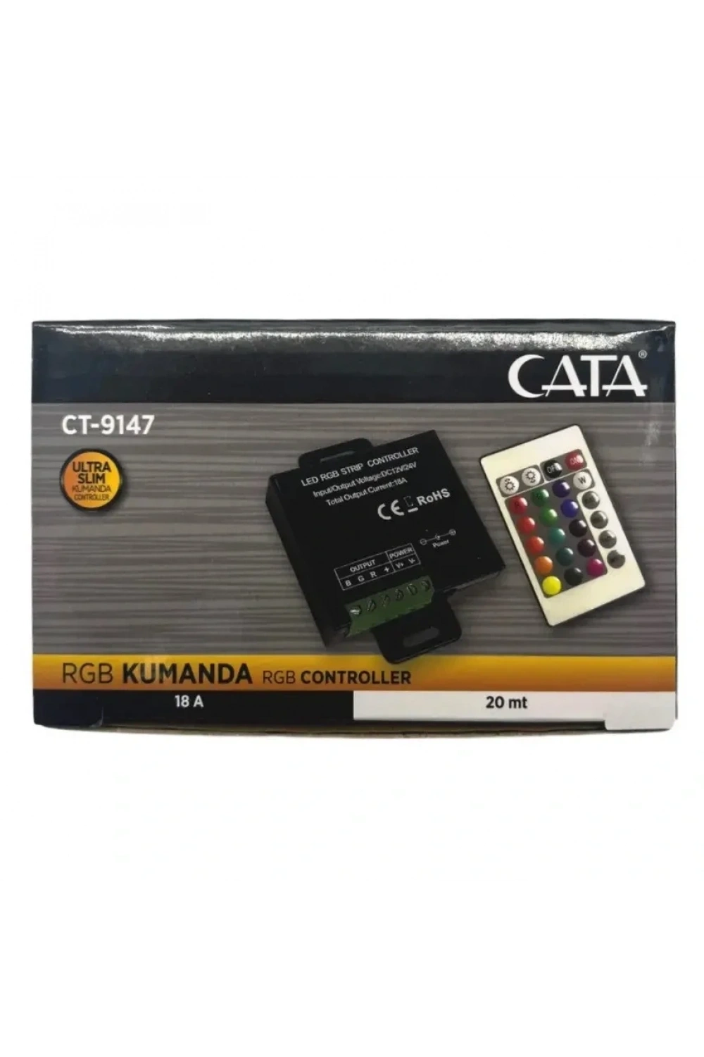 Cata CT-9147 Rgb Şerit Led Kumandası 18A 216W