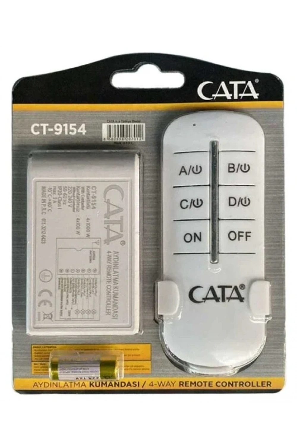 CATA 4 x 1000W 4lü Aydınlatma Kumandası CT-9154