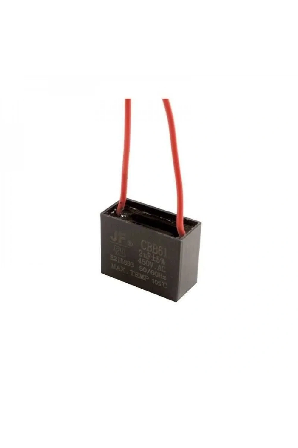 CBB61 2uF 450V Kablolu Kutulu Daimi Kondansatör