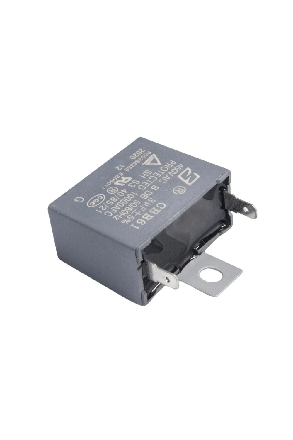 CBB61 3uF 450V Kutulu Daimi Kondansatör
