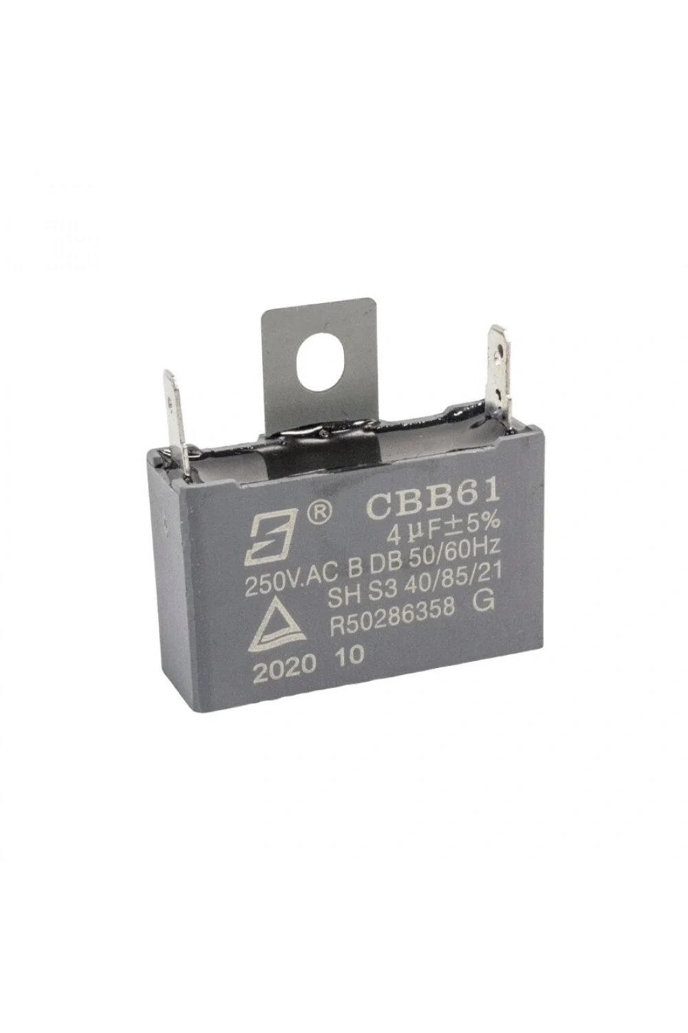 CBB61 4uF 250V Kutulu Daimi Kondansatör