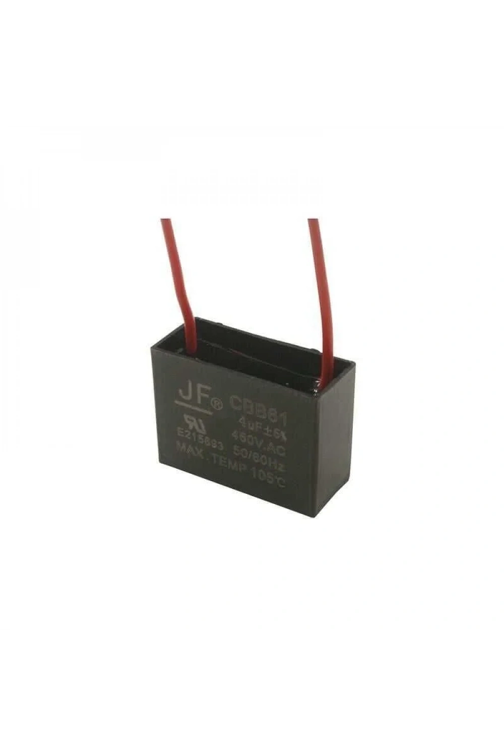 CBB61 4uF 450V Kablolu Kutulu Daimi Kondansatör