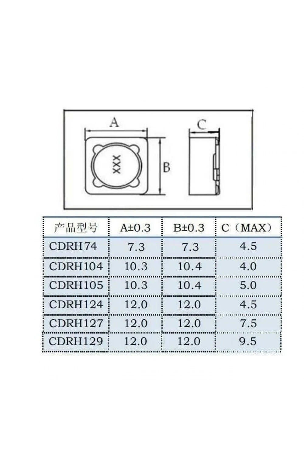 CDRH74 680UH SMD Bobin