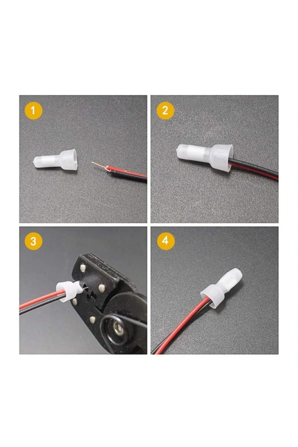 CE-5 4.0-6.0mm2 Kablo Ucu Kapama Terminali 100 Adet