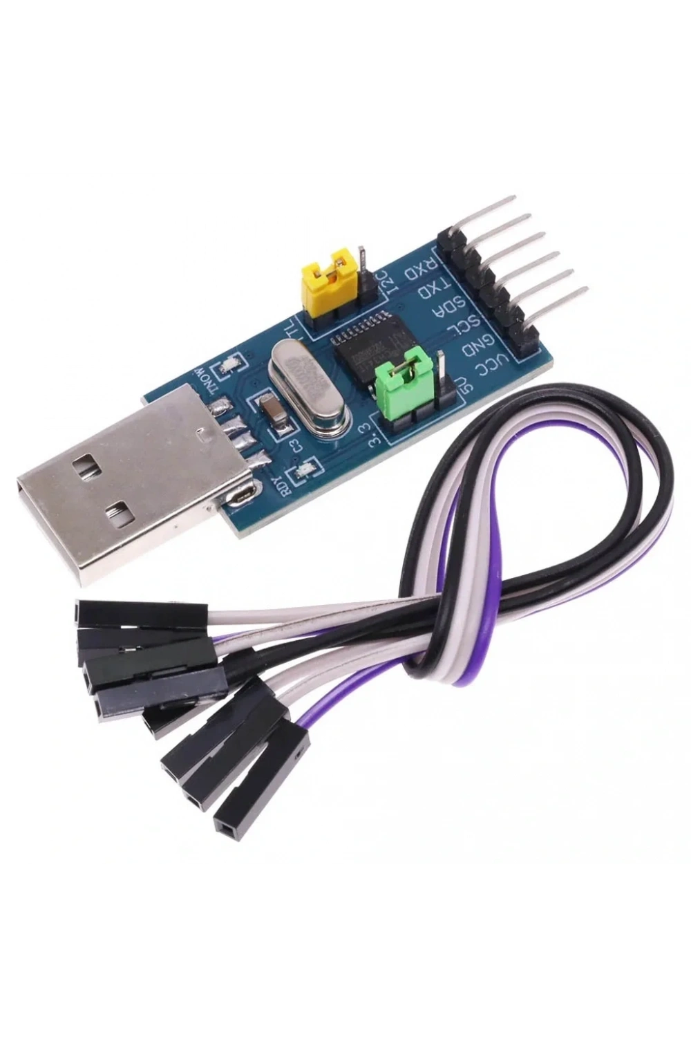 Ch341TTL 2 in 1 modül 3.3V 5V USB I2C IIC UART USB TTL