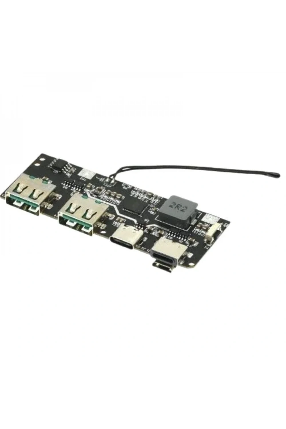 Çift USB 5V 22.5W Ledli Micro Type-C Powerbank Modülü