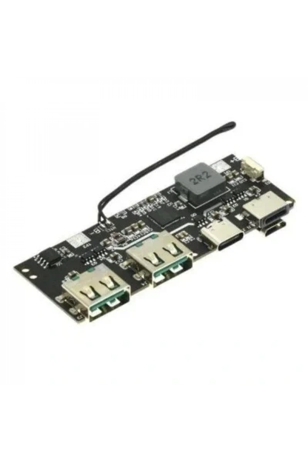 Çift USB 5V 22.5W Ledli Micro Type-C Powerbank Modülü