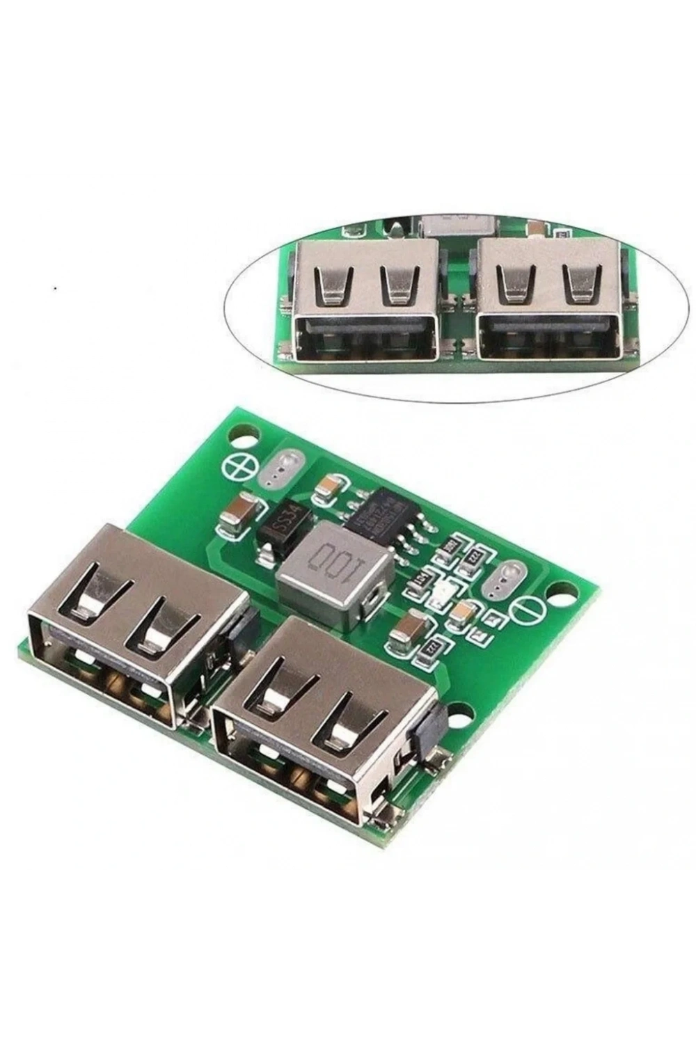 Çift USB Çıkışı 9V 12V 24V TO 5V 3A DC-DC Step Down Şarj Modülü