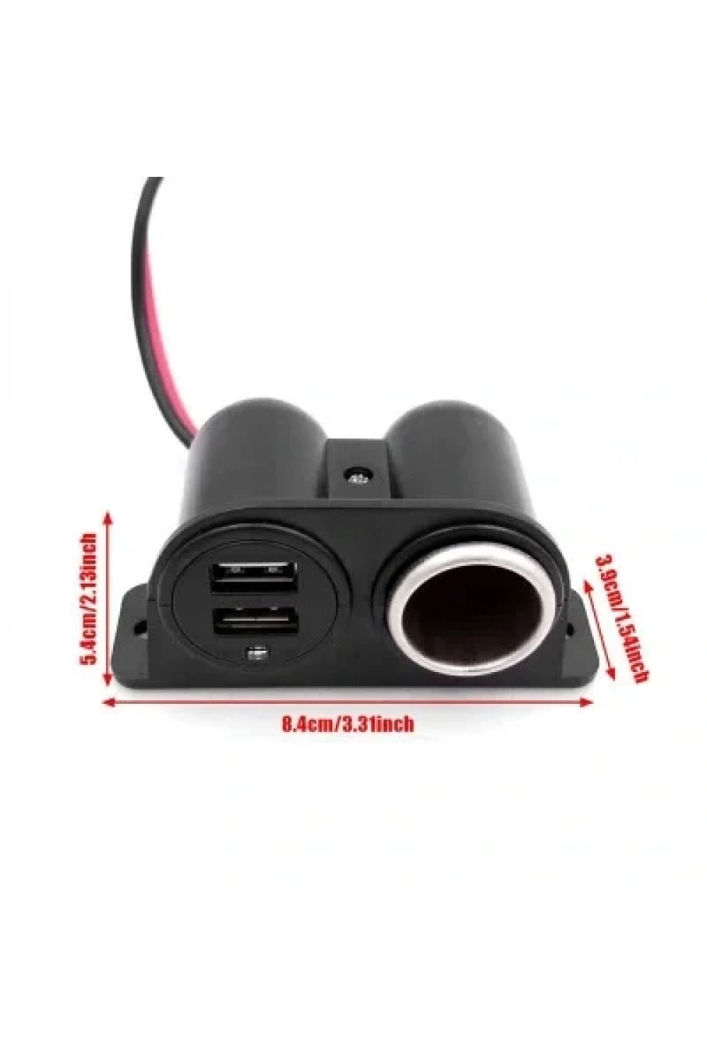 Çift USB Dişi Araç Çakmak Soketi