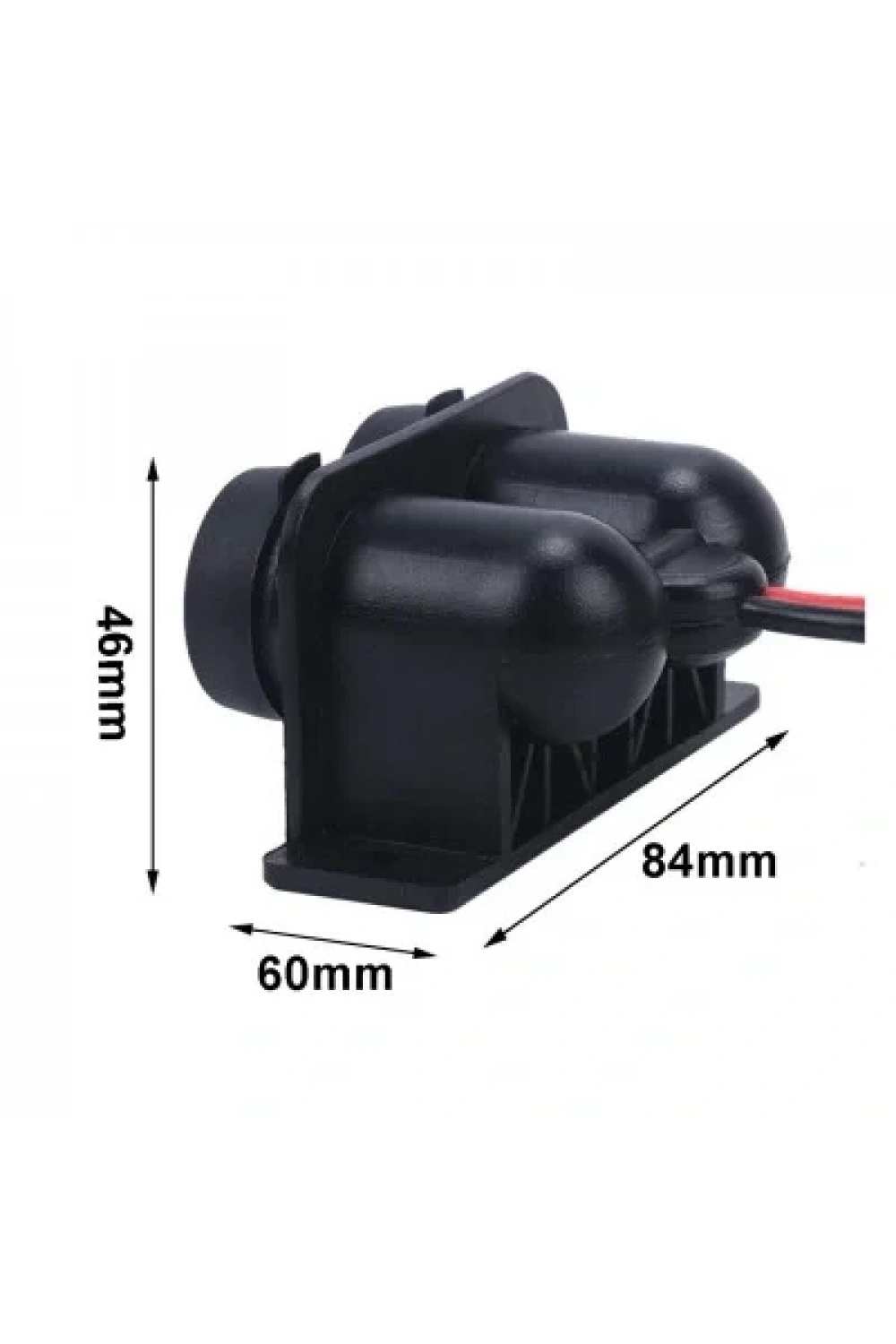 Çiftli Dişi Araç Çakmak Soketi 15A Sigortalı - 50cm Kablolu
