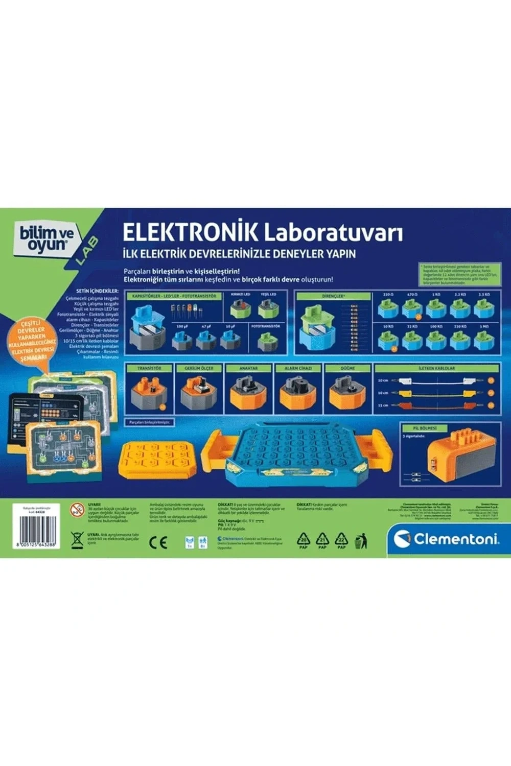 Clementoni Bilim ve Oyun - Elektronik Laboratuvarı