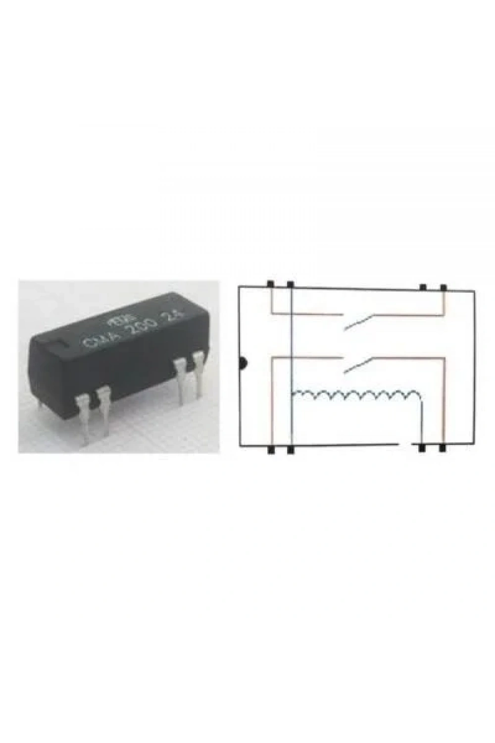 CMA 200 24 Reed Röle Çift Kontak N/O 24VDC 0.5A
