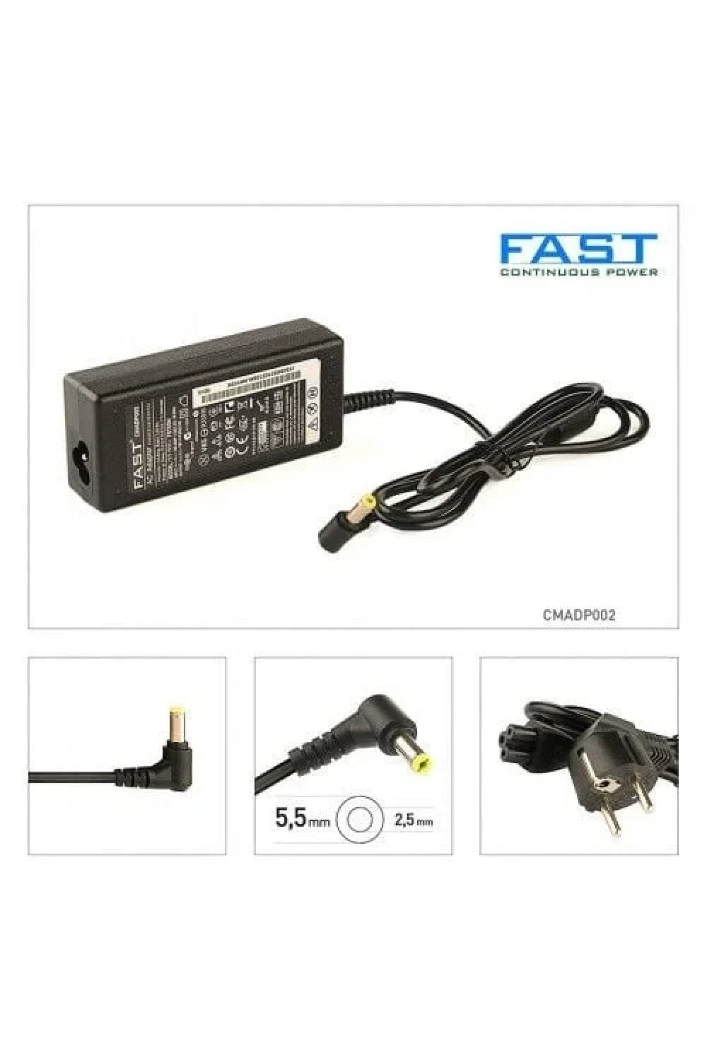 CMADP002 16V 4.5A 5.5×2.5mm IBM Notebook Adaptör