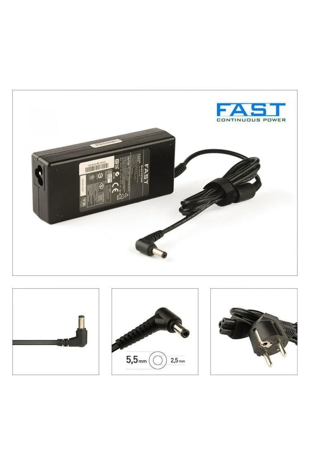 CMADP091 20V 4.25A 5.5×2.5mm Notebook Adaptör