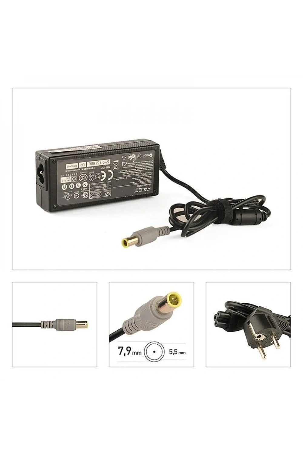 CMADP116 IBM/Lenovo Uyumlu Notebook Adaptör 20V 3.25A 7.9×5.5mm