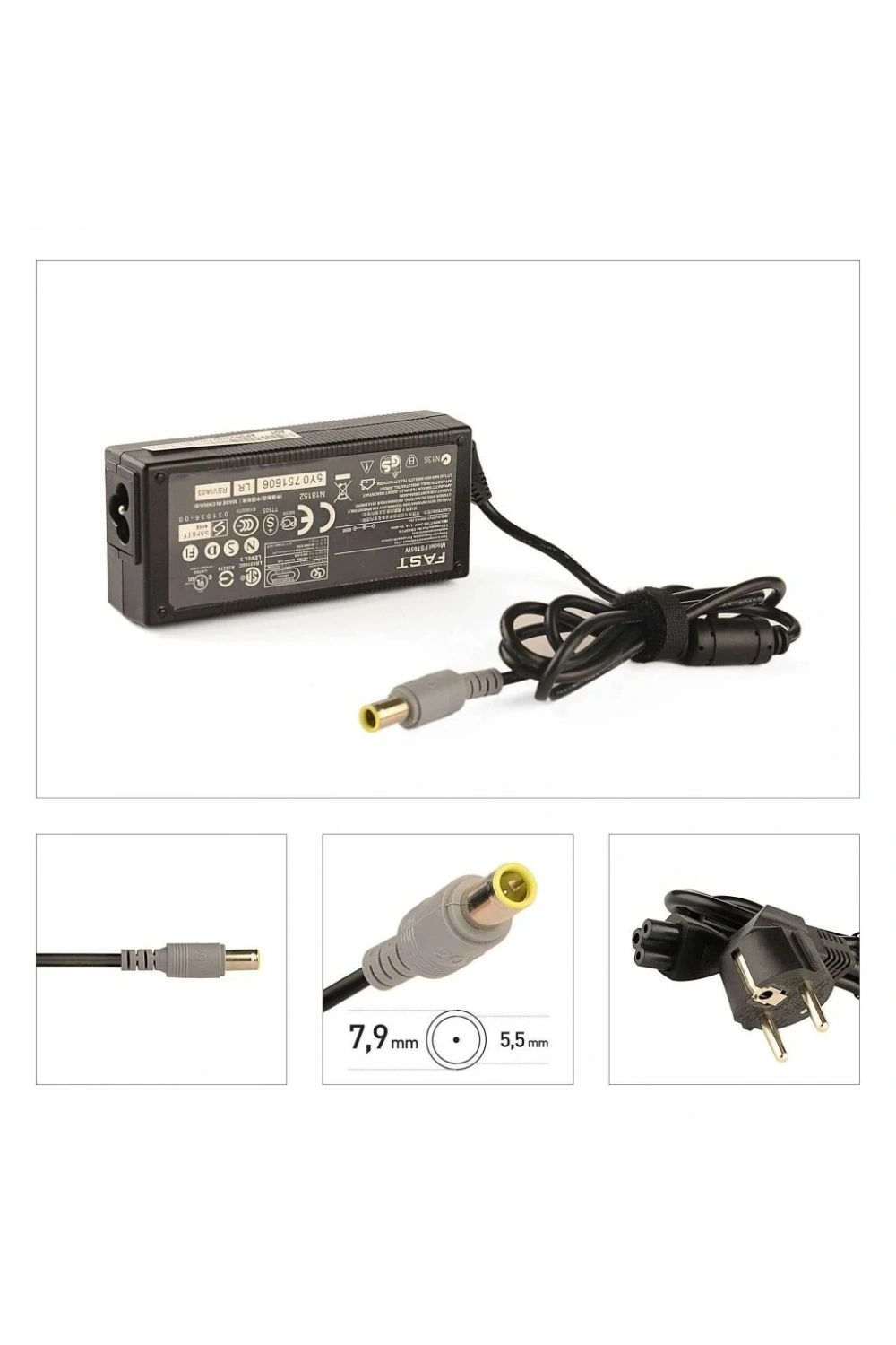 CMADP118 IBM/Lenovo Uyumlu Notebook Adaptör 20V 8.5A 7.9×5.5mm