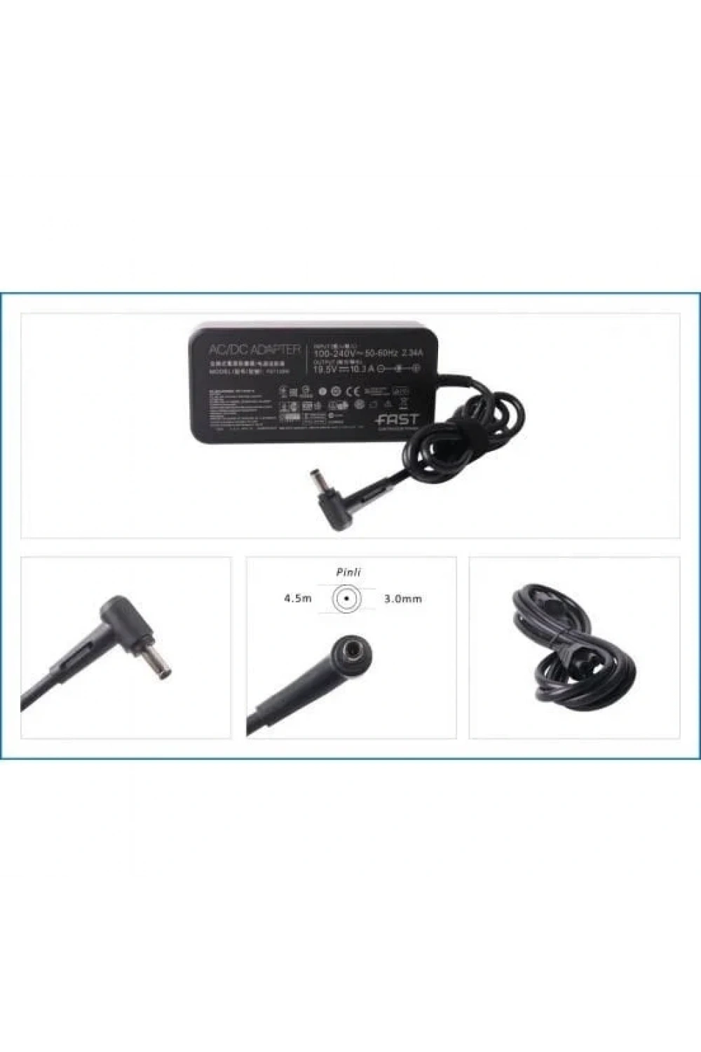 CMADP135 19.5V 10.3A 4.5*3.0mm HP Notebook Adaptör