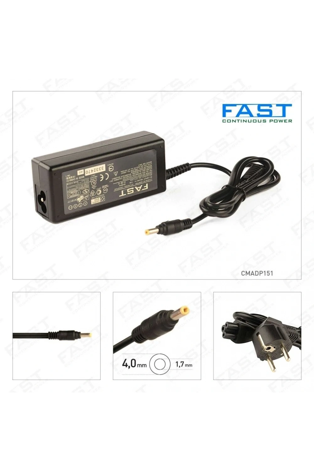 CMADP151 19V 3.42A 4.0×1.7mm Uyumlu Notebook Adaptör