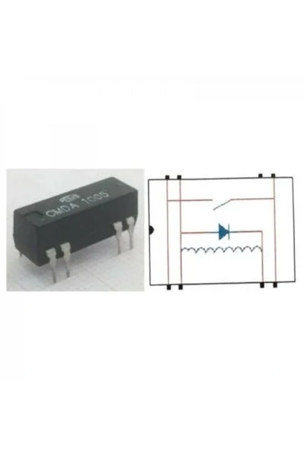 CMDA 100 5 Reed Röle Tek Kontak N/O 5VDC 0.5A