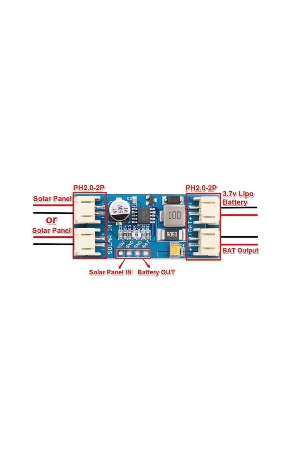 CN3065 Mini Solar Li-Po Pil Şarj Modülü