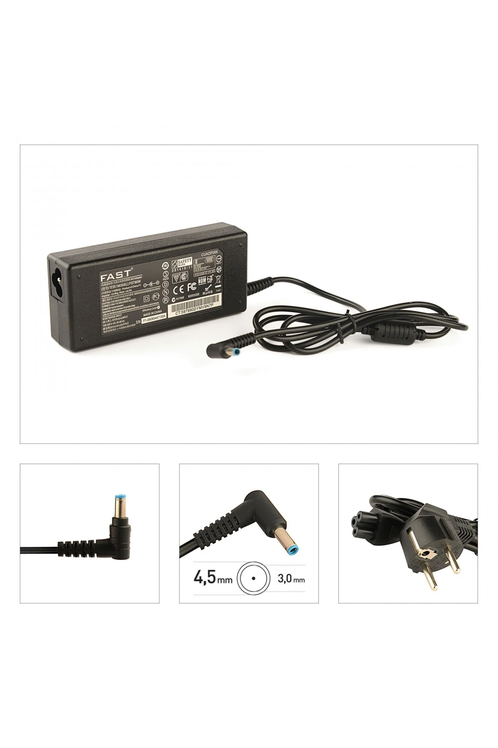 CUADP047 19.5V 7.7A 150W 4.5*3.0mm Dell Uyumlu Notebook Adaptör