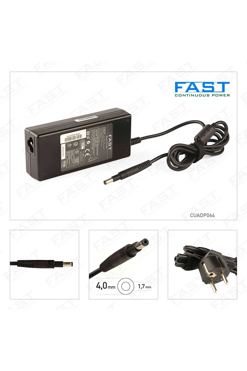 CUADP064 HP 19.5V 4.62A 4.8*1.7mm Uyumlu Notebook Adaptör