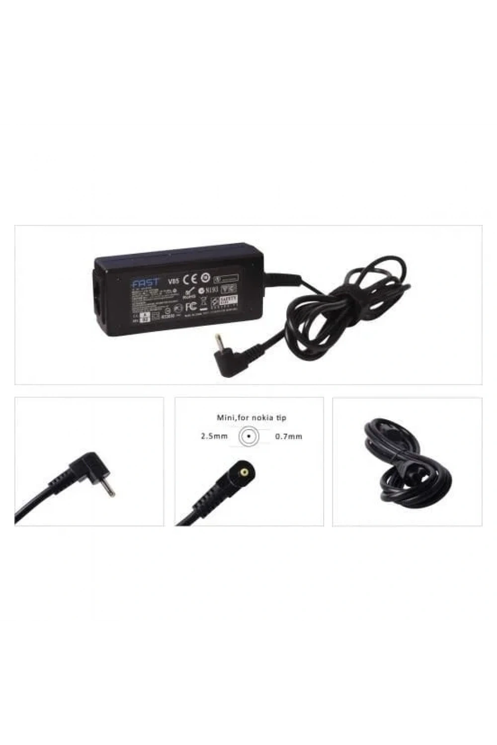 CUADP071 12V 3.33A 2.5*0.7mm Samsung Notebook Adaptör