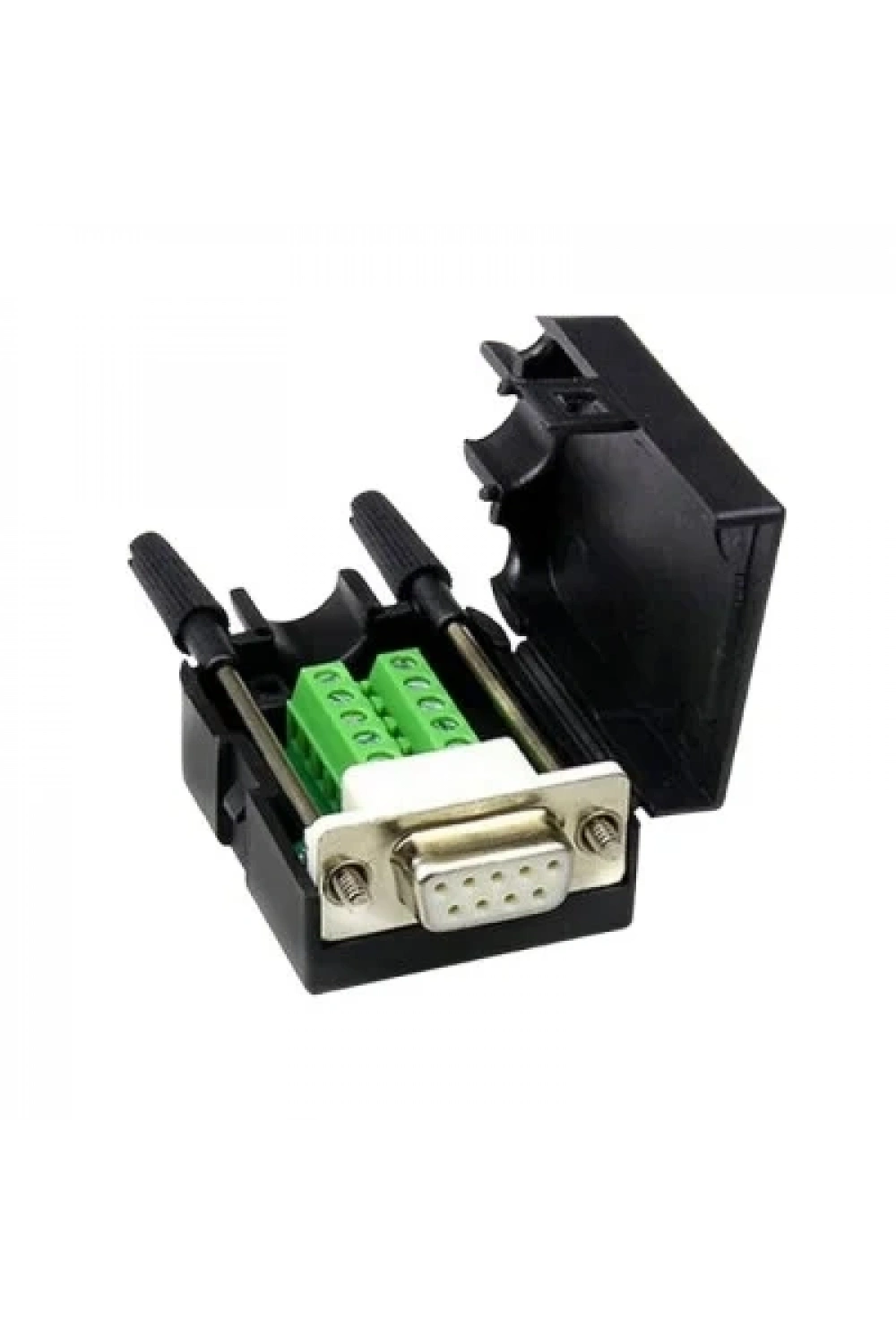 D-Sub DB9 9-Pin Dişi Terminal Block Adaptörü