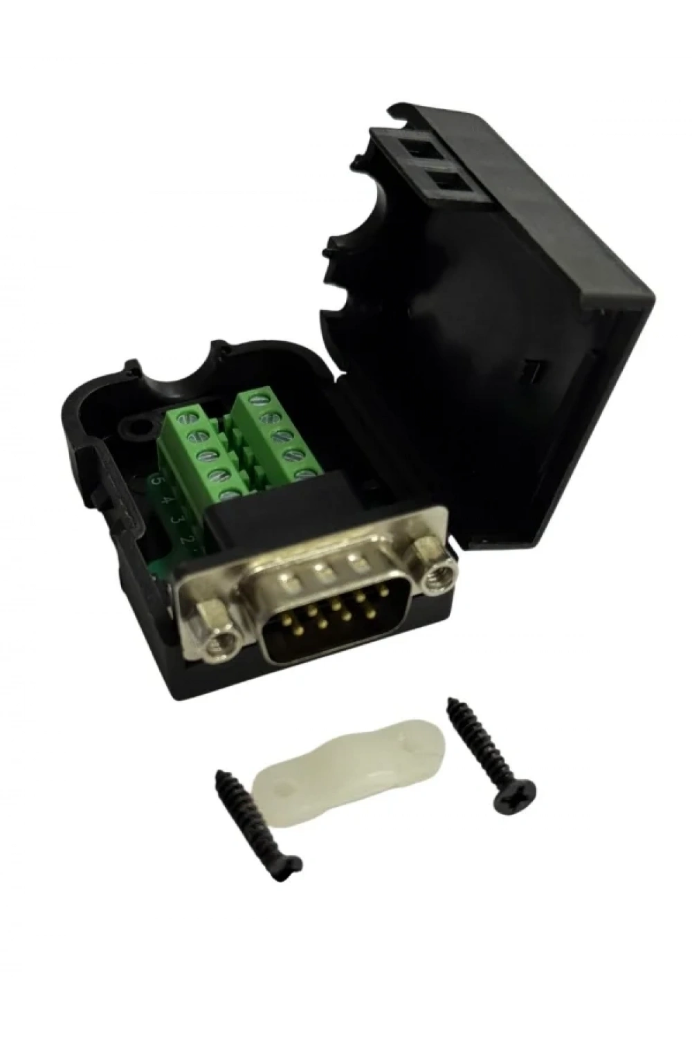 D-Sub DB9 9 Pin Erkek Terminal Block Adaptörü